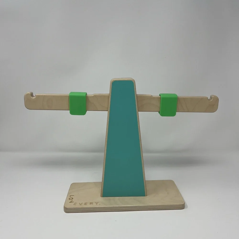 Lovevery Every Which Weigh Balance Scale Wooden - No Buckets